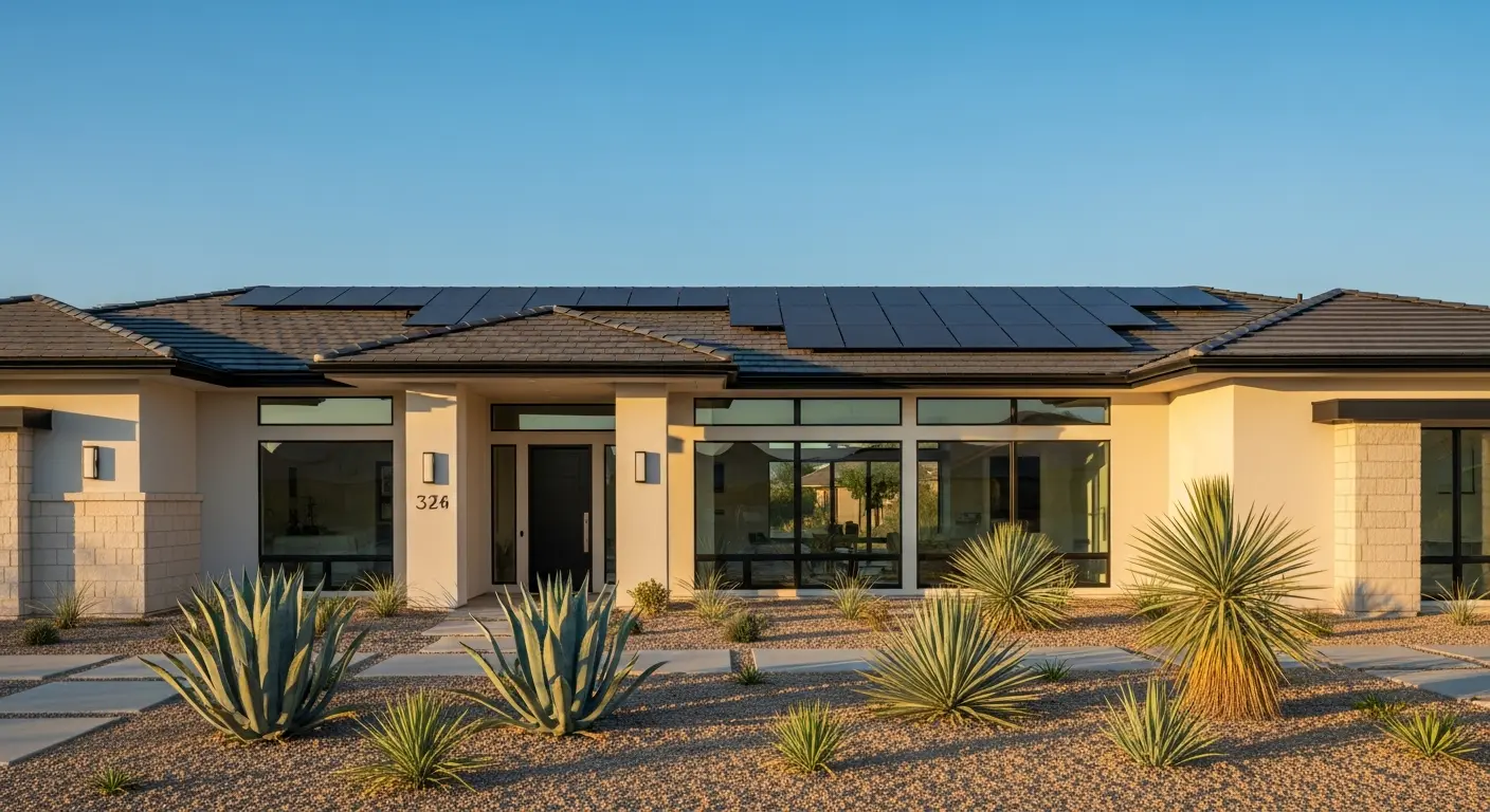 Solar home in Arizona